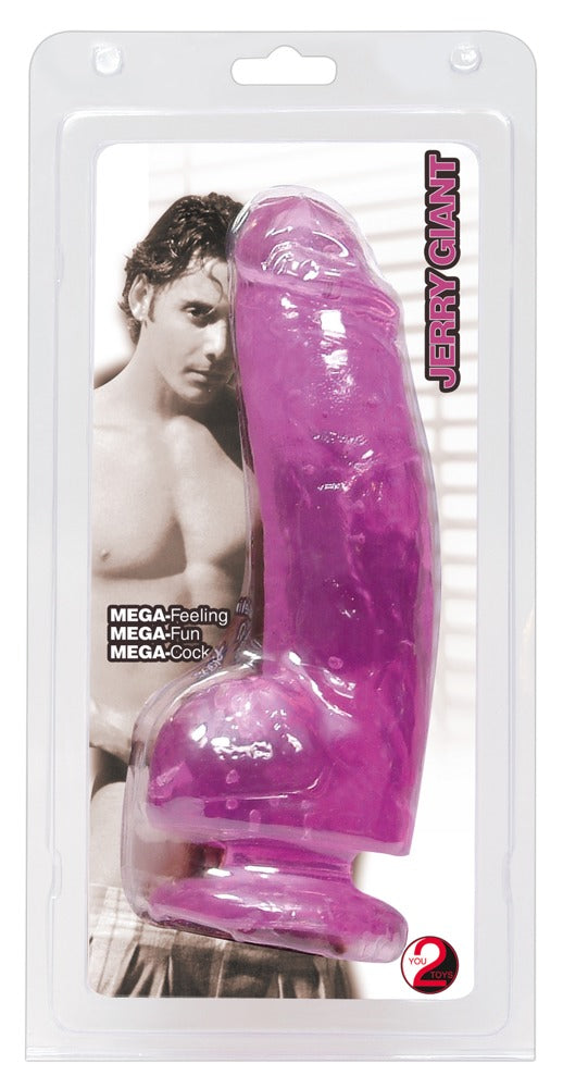 You2Toys - Ντίλντο - Jerry Giant Dildo Dildo Dildo Normal - Μωβ