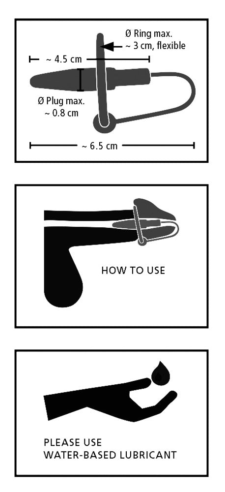 Penisplug - Διαστολέας - You2Toys Penis Plug with Glans Ring - Μωβ