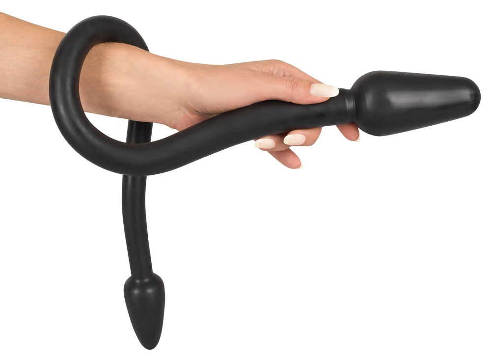 Rebel - Διπλό Dildo - Double Plug flexible - Μαύρο