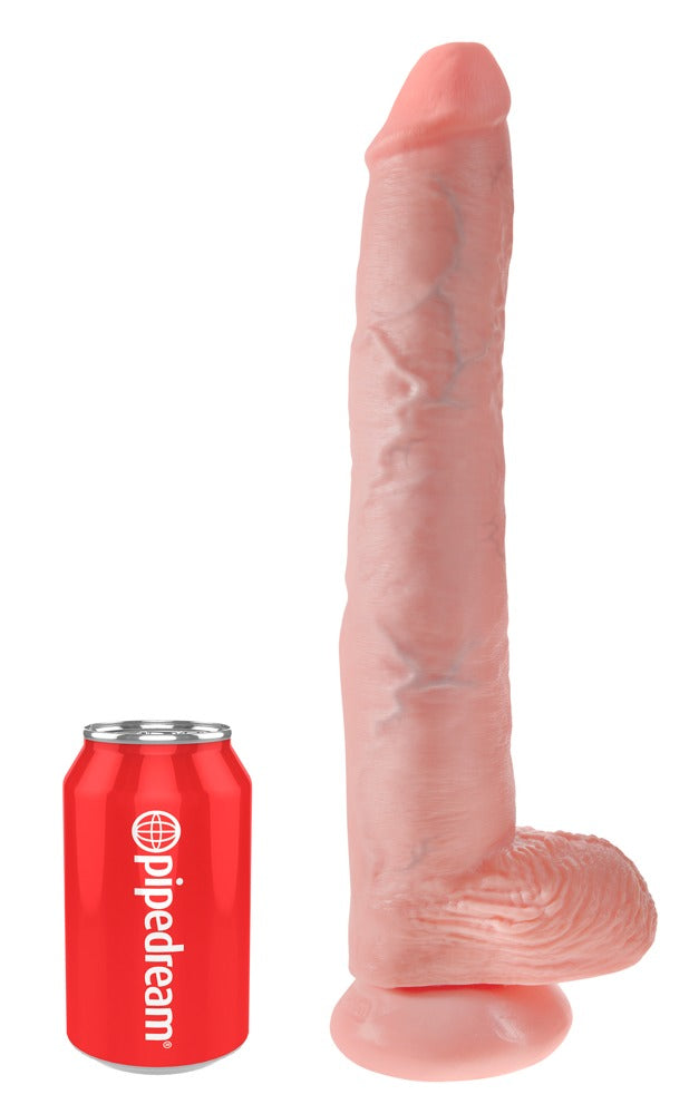 King Cock - Ντίλντο - Realistic XL Dildo No. 1 - 37 cm Dildo Dildo Normal - Ανοιχτόχρωμο Δέρμα