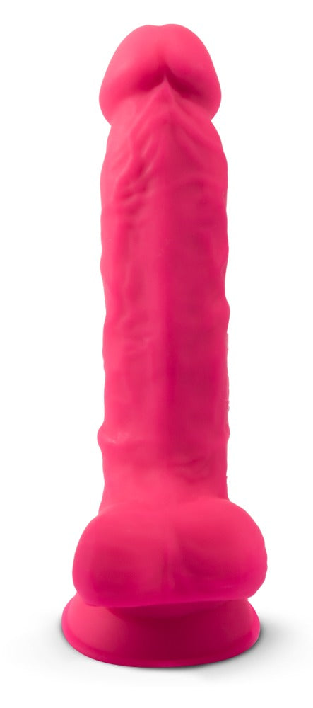 SILEXD - Ντίλντο - 7 inch Realistic Silicone Dual Density Dildo with Suction Cup and Balls - Ροζ