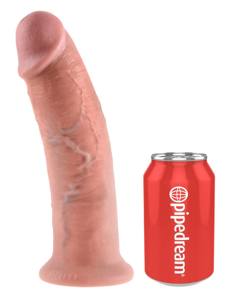 King Cock - Ρεαλιστικό Ντίλντο - 10 Cock dildo with suction cup base - Ανοιχτόχρωμο Δέρμα