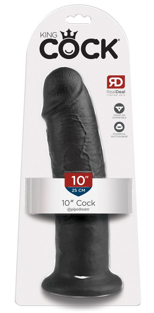 King Cock - Ρεαλιστικό Ντίλντο - 10 Cock dildo with suction cup base - Ανοιχτόχρωμο Δέρμα