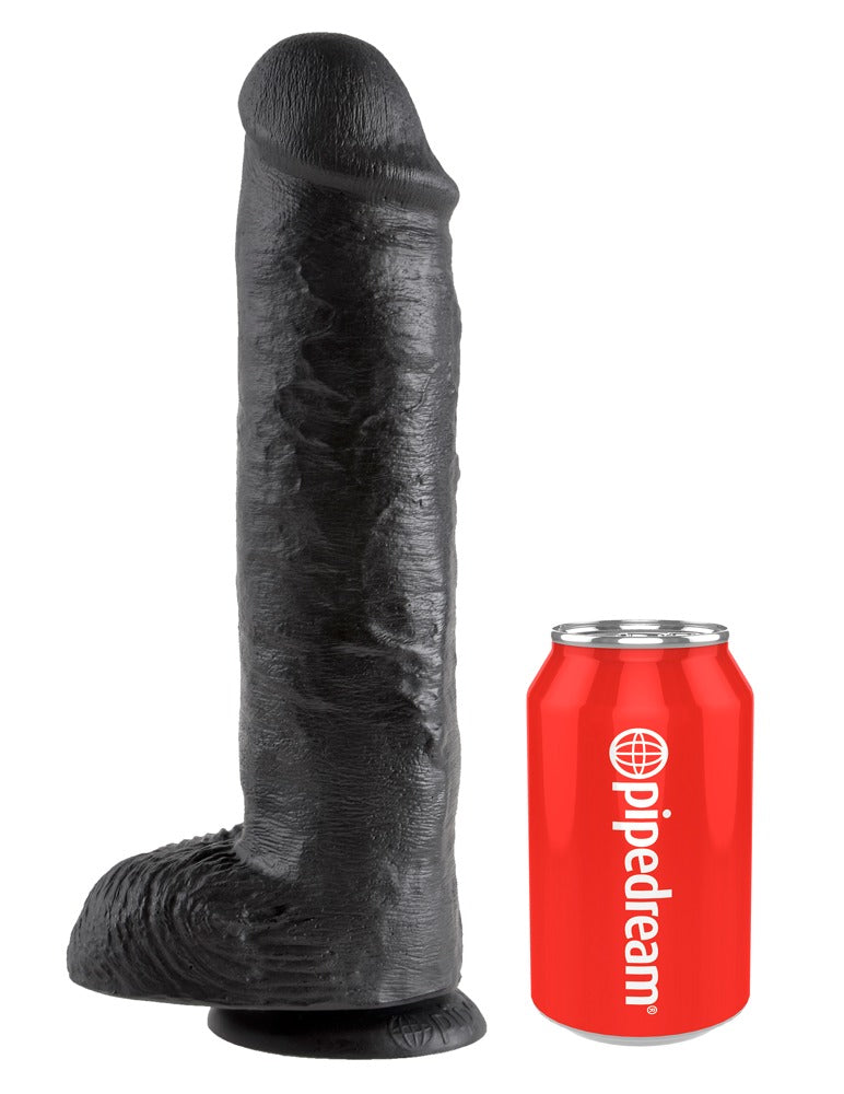 King Cock - Ρεαλιστικό Ντίλντο - Dildo Cock 11 With Balls - Flesh - Ανοιχτόχρωμο Δέρμα