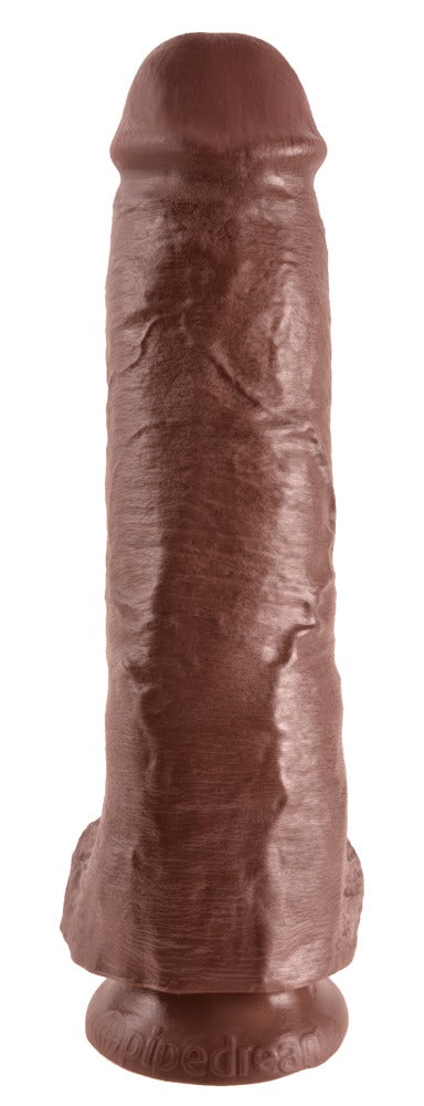 King Cock - Ρεαλιστικό Ντίλντο - Dildo Cock 11 With Balls - Flesh - Ανοιχτόχρωμο Δέρμα
