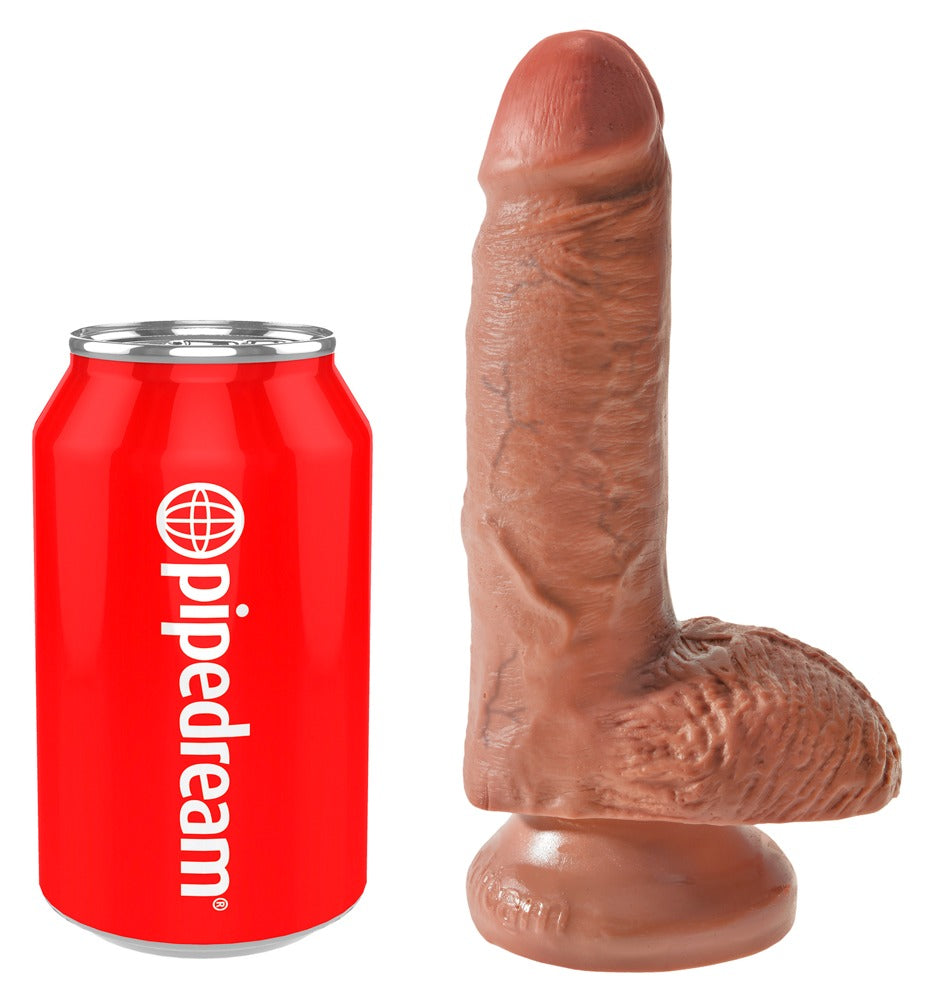 King Cock - Ντίλντο - Dildo Cock 7 With Balls - Flesh - Ανοιχτόχρωμο Δέρμα