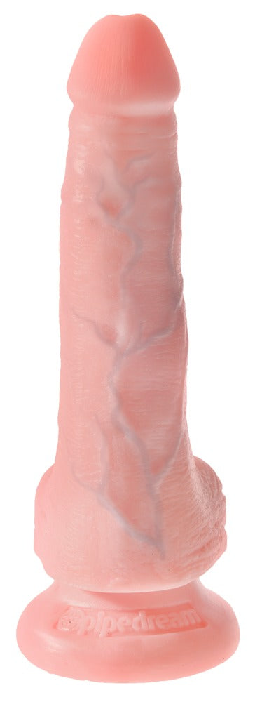 King Cock - Ρεαλιστικό Ντίλντο - Pipedream - 6 Cock with Balls - Vanilla - Ανοιχτόχρωμο Δέρμα