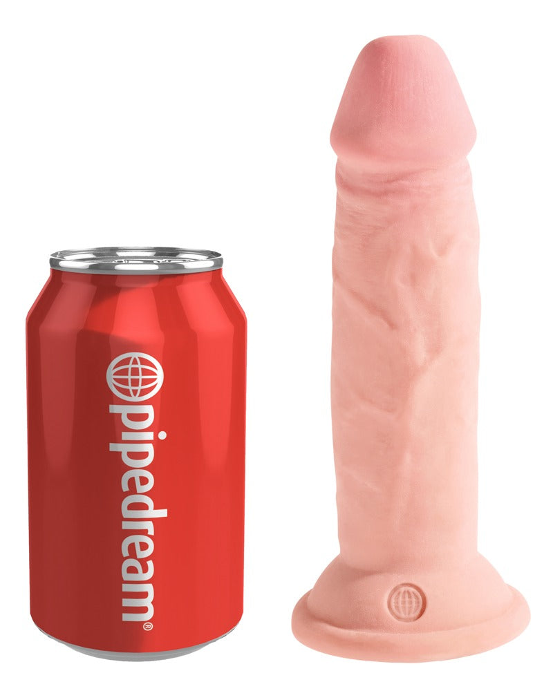 King Cock Plus - Ντίλντο - 6 Triple Density Cock - Flesh 15.2 cm Dong - Ανοιχτόχρωμο Δέρμα