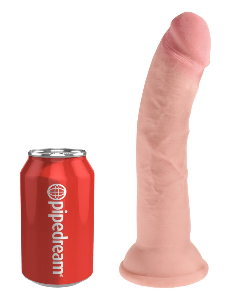 King Cock Plus - Ντίλντο - 8 Inch Triple Density Cock Dildo - Ανοιχτόχρωμο Δέρμα