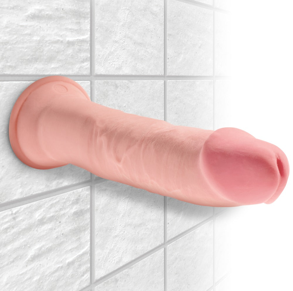 King Cock Plus - Ντίλντο - 9 Triple Density Cock - Flesh 22.9 cm Dong - Ανοιχτόχρωμο Δέρμα