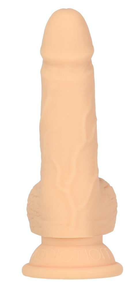 Naked Addiction - Φυσικός Δονητής - 6.5” Thrusting Dildo with Remote and Suction Base in Vanilla Realistic Vibrator in V - Ανοιχτόχρωμο Δέρμα