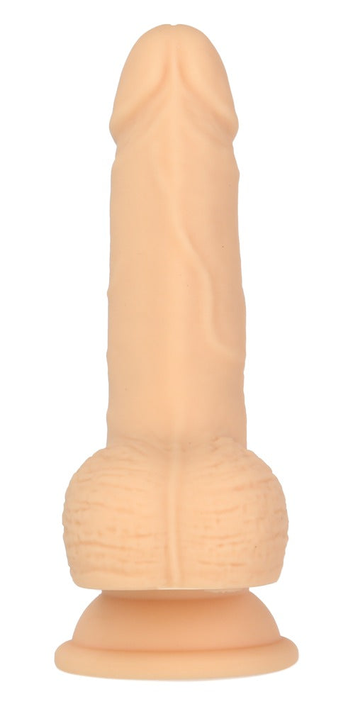 Naked Addiction - Φυσικός Δονητής - 6.5” Thrusting Dildo with Remote and Suction Base in Vanilla Realistic Vibrator in V - Ανοιχτόχρωμο Δέρμα