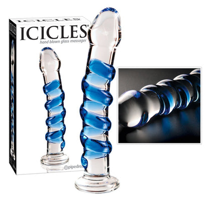 Icicles - Ντίλντο - Glass Dildo No. 5 - Διαφανές
