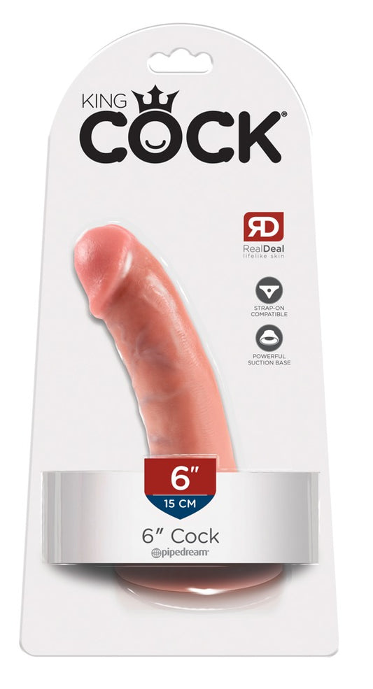 King Cock - Ντίλντο - Dildo Cock 6 - Flesh - Ανοιχτόχρωμο Δέρμα