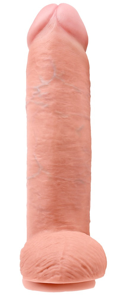 King Cock - Ντίλντο - Dildo Cock 12 With Balls - Flesh - Ανοιχτόχρωμο Δέρμα