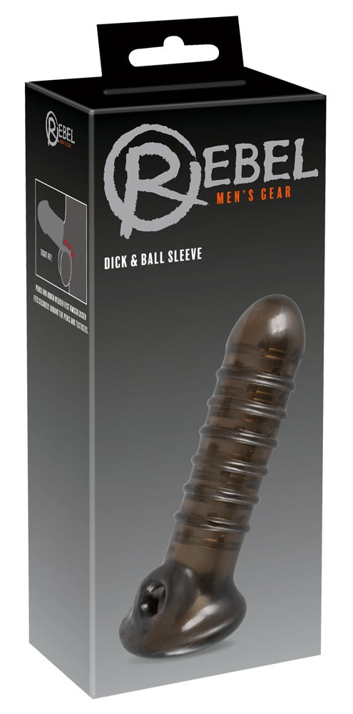 Rebel - Προεκτάσεις Πέους - You2Toys Penis Sleeve smoke-colored Toys for men Penis Sleeves - Μαύρο