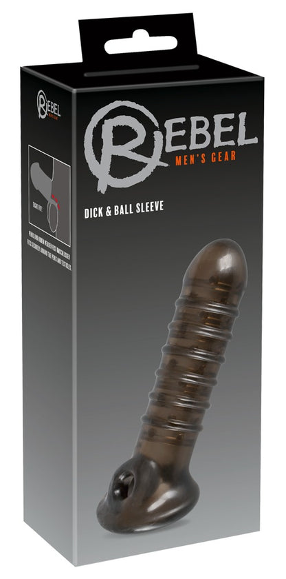Rebel - Προεκτάσεις Πέους - You2Toys Penis Sleeve smoke-colored Toys for men Penis Sleeves - Μαύρο