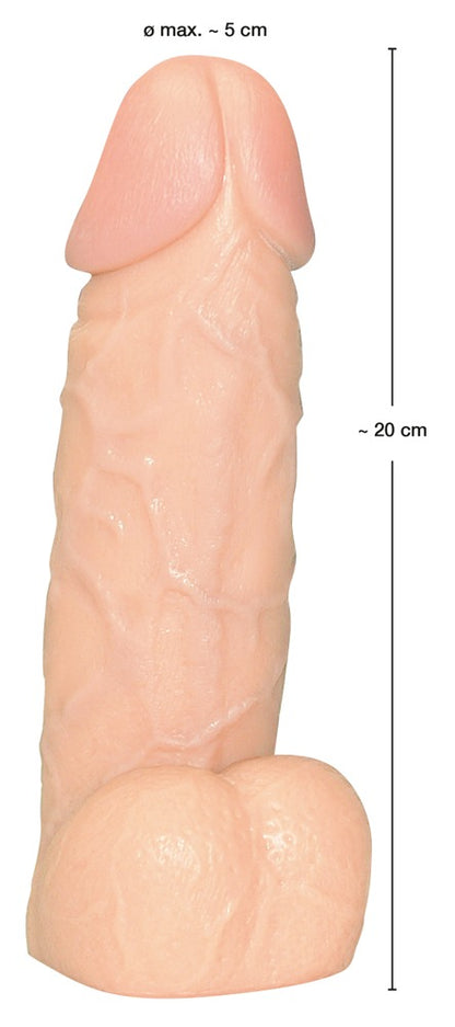 You2Toys - Ντίλντο - natural dildo “Big Dong”, 20.5 cm, 5 cm Ø - Ανοιχτόχρωμο Δέρμα