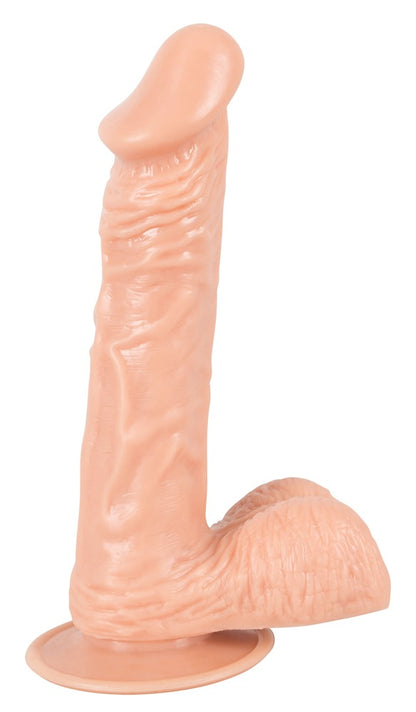 European Lover - Ντίλντο - You2Toys - Natural Dildo with Balls 20 cm - Nude - Ανοιχτόχρωμο Δέρμα
