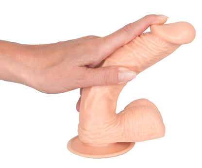 European Lover - Ντίλντο - You2Toys - Natural Dildo with Balls 20 cm - Nude - Ανοιχτόχρωμο Δέρμα