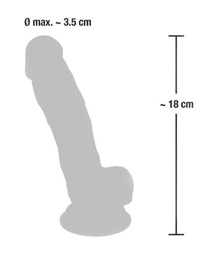 Medical Silicone - Ντίλντο - You2Toys - Dildo 18cm - Ανοιχτόχρωμο Δέρμα