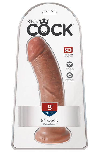 King Cock - Ντίλντο - PIPEDREAM PRODUCTS INC Dildo - Waterproof Dildo - 8 Inch Sex Toy by Spencer's - Ανοιχτόχρωμο Δέρμα