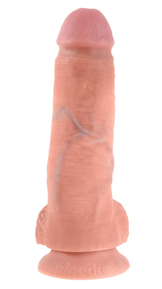 King Cock - Ντίλντο - 8" Cock with Balls - Ανοιχτόχρωμο Δέρμα