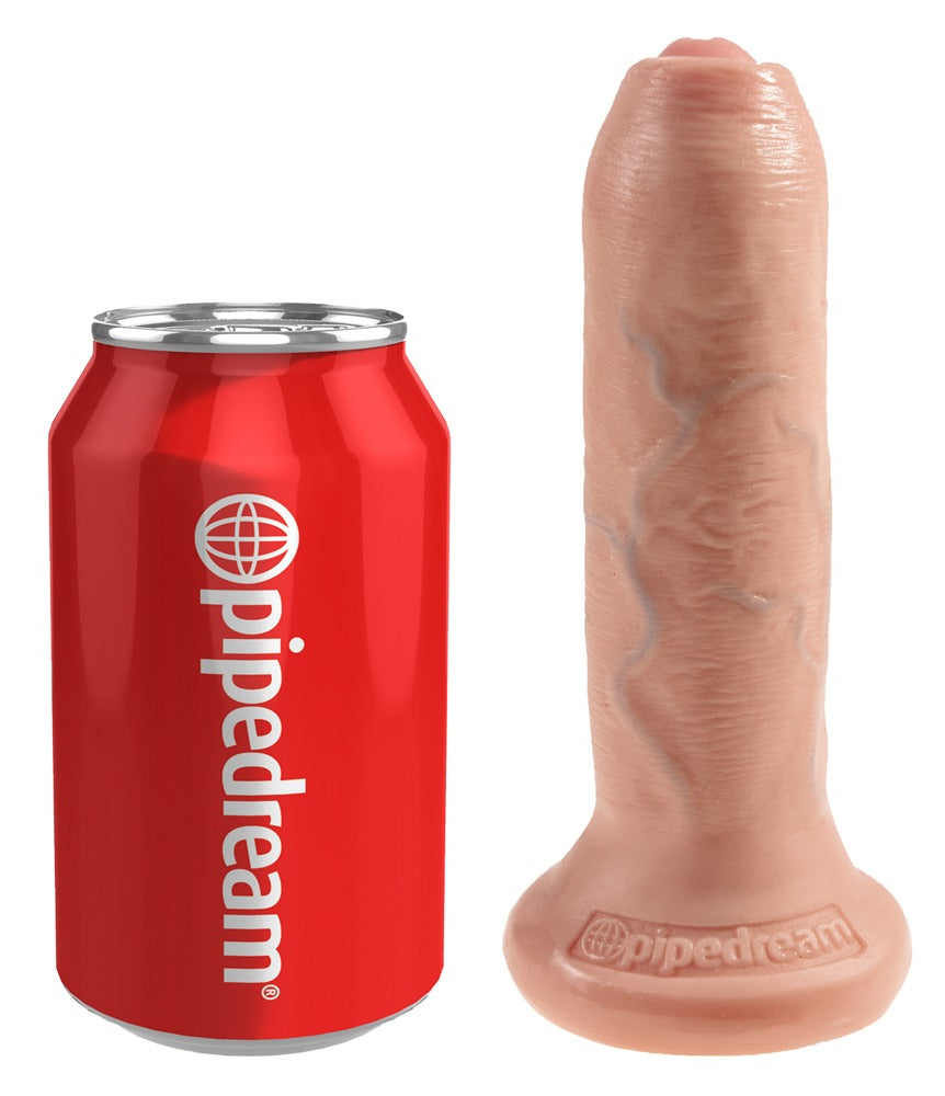 King Cock - Ντίλντο - Adult - 6 Uncut - Flesh 15.2 cm Dong - Ανοιχτόχρωμο Δέρμα