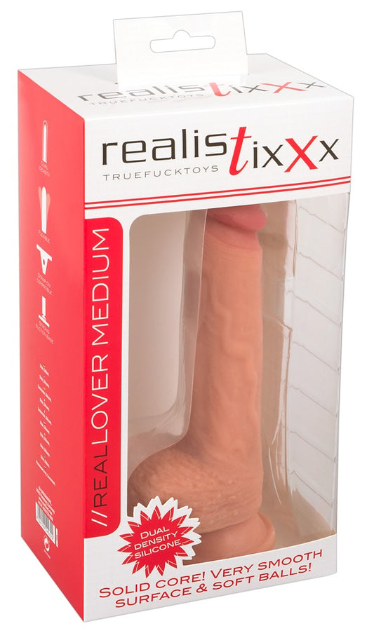 Realistixxx - Ντίλντο - Real Lover Medium 21.7 cm - Ανοιχτόχρωμο Δέρμα