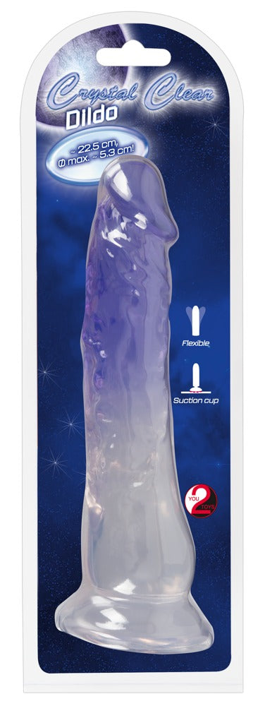 Crystal - Ρεαλιστικό Ντίλντο - Dildo - 22 cm - Διαφανές