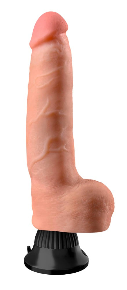Real Feel Deluxe - Φυσικός Δονητής - Real Feel Real 6 Vibrating Dildo with Suction Cup - Ανοιχτόχρωμο Δέρμα