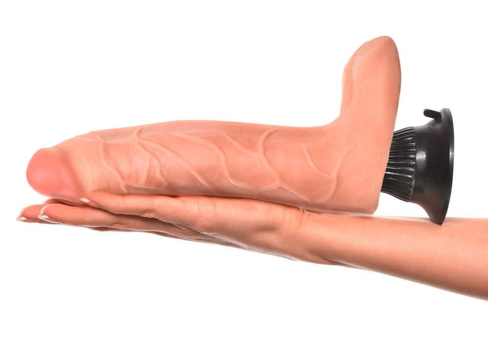 Real Feel Deluxe - Φυσικός Δονητής - Real Feel Real 6 Vibrating Dildo with Suction Cup - Ανοιχτόχρωμο Δέρμα