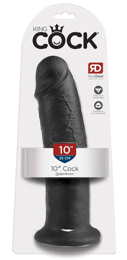 King Cock - Ρεαλιστικό Ντίλντο - 10 Cock dildo with suction cup base - Ανοιχτόχρωμο Δέρμα