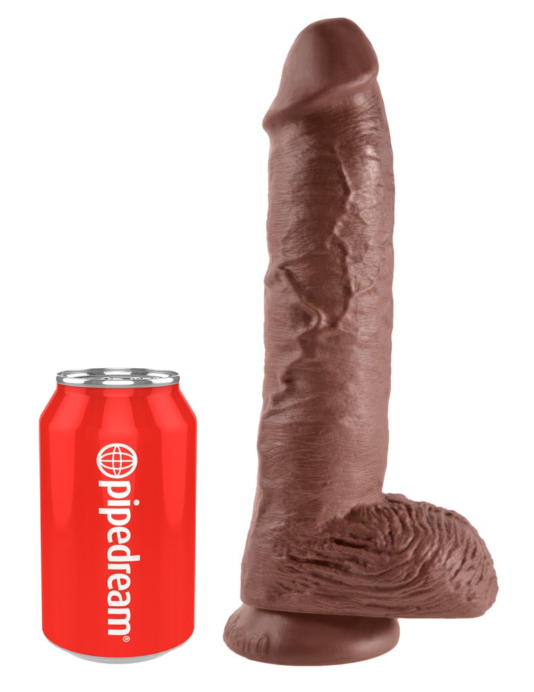 King Cock - Ντίλντο - 10" Cock with Balls - Ανοιχτόχρωμο Δέρμα