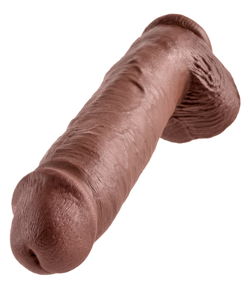 King Cock - Ρεαλιστικό Ντίλντο - Dildo Cock 11 With Balls - Flesh - Ανοιχτόχρωμο Δέρμα