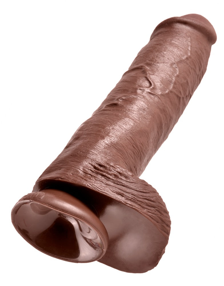 King Cock - Ρεαλιστικό Ντίλντο - Dildo Cock 11 With Balls - Flesh - Ανοιχτόχρωμο Δέρμα