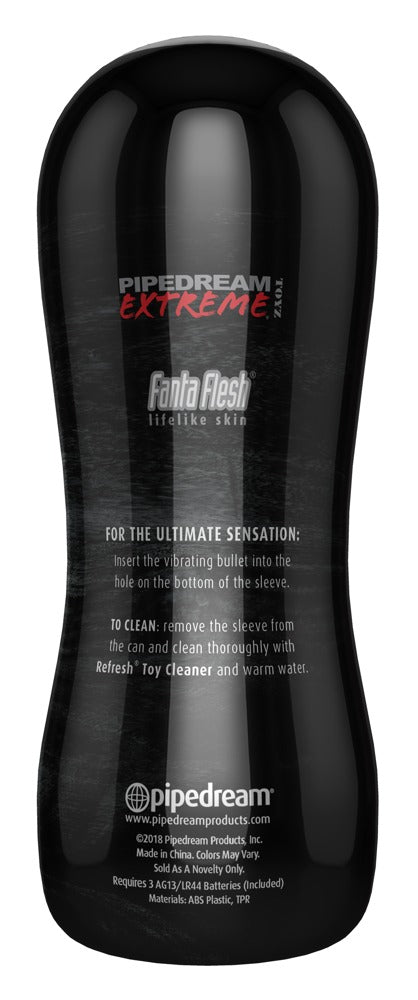 PDX Elite - Αυνανιστήριο - Adult Pipedream Extreme Toyz Elite Vibrating Stroker Pussy - Flesh Vibrating Pussy Stroker - Ανοιχτόχρωμο Δέρμα
