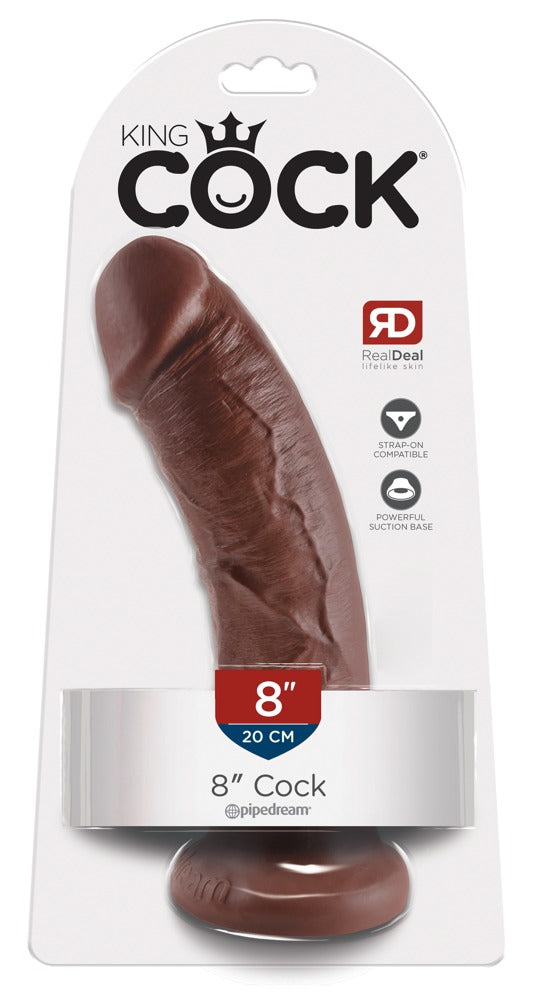 King Cock - Ντίλντο - PIPEDREAM PRODUCTS INC Dildo - Waterproof Dildo - 8 Inch Sex Toy by Spencer's - Ανοιχτόχρωμο Δέρμα