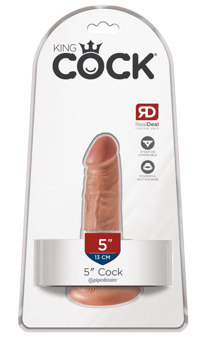King Cock - Ντίλντο - Pipedream - 5 Cock - Vanilla - Ανοιχτόχρωμο Δέρμα