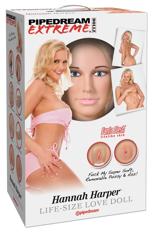 Pipedream Extreme Dollz - Κούκλα Αγάπης - Pipedream Extreme Hannah Harper Life Size Love Doll - Ανοιχτόχρωμο Δέρμα