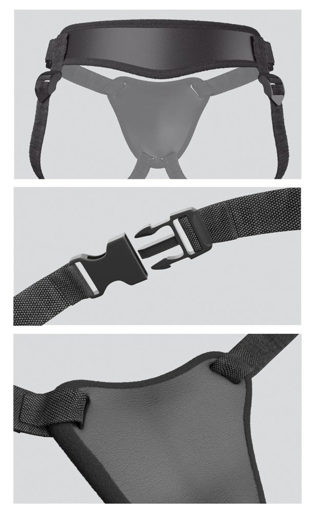 Body Dock - Elite Silicone Strap-On Harness by Pipedream Products Strap-On Harnesses - Μαύρο