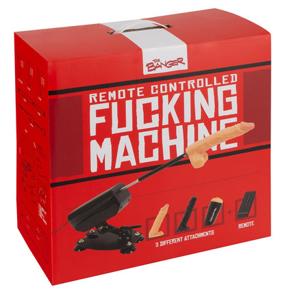 The Banger - Μηχανή Του Σεξ - RC Banging Machine with Remote Control - Μαύρο