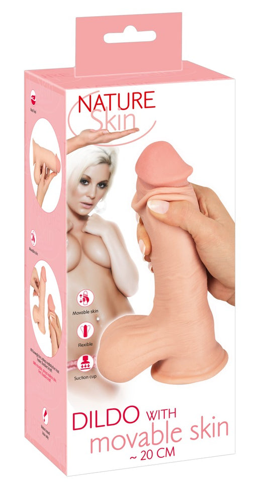Nature Skin - Ρεαλιστικό Ντίλντο - Dildo with movable Skin - Ανοιχτόχρωμο Δέρμα