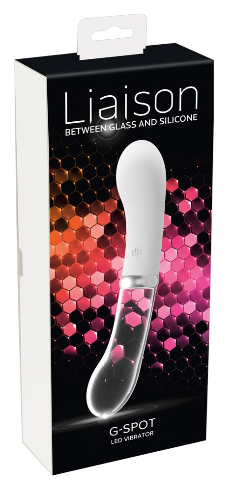 Liaison - Δονητής - G-spot Led Stimulator Vibrator Clear - Λευκό