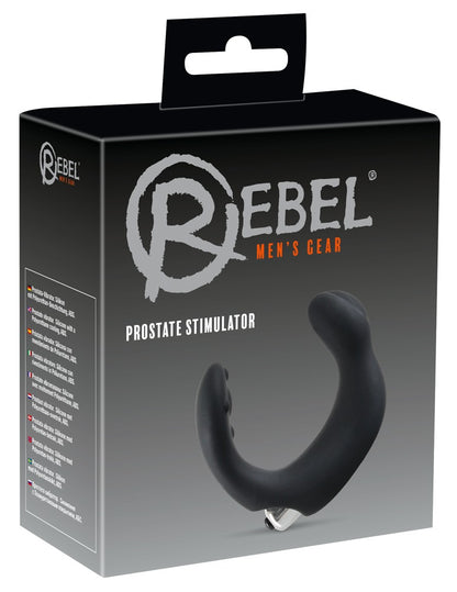 Rebel - Δονητής Προστάτη - Prostate Stimulator c forms - Μαύρο