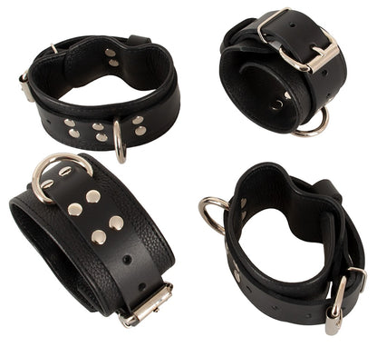 ZADO - Αξεσουάρ Για Δέσιμο Στον Κρεβάτι - Leather Bed Restraint - Μαύρο