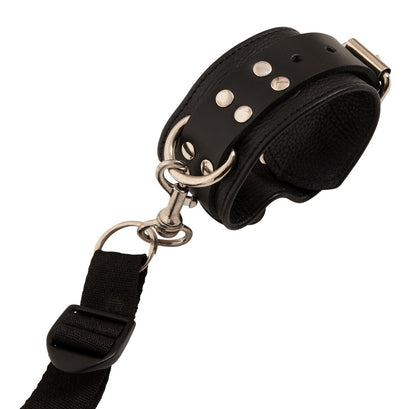 ZADO - Αξεσουάρ Για Δέσιμο Στον Κρεβάτι - Leather Bed Restraint - Μαύρο