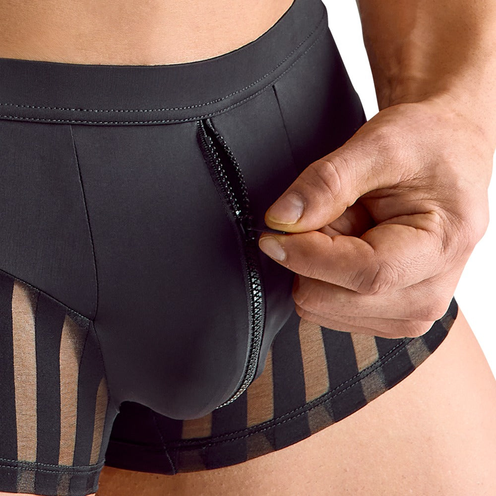 Svenjoyment - Sexy Παντελόνι - Pants with front zipper - Μαύρο