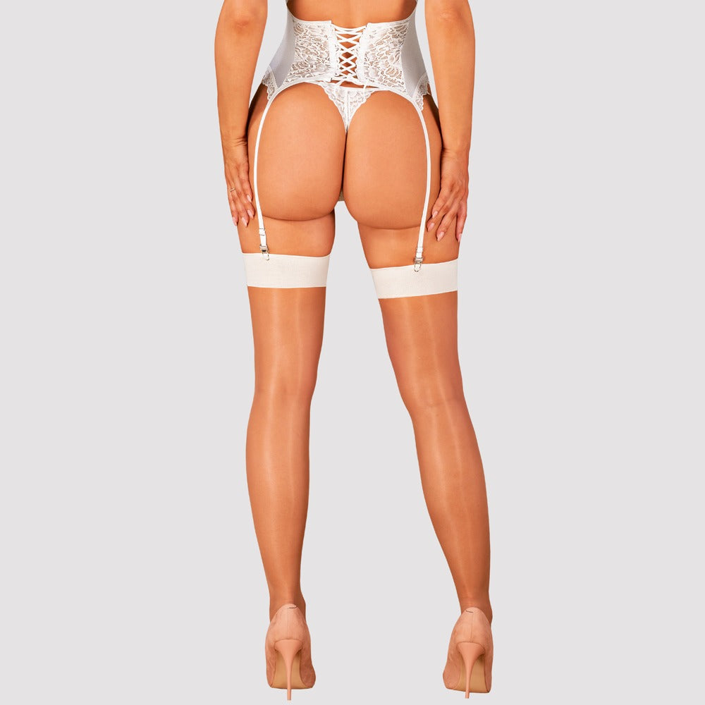 Obsessive - Sexy Κάλτσες - Stockings OB S814 - Λευκό