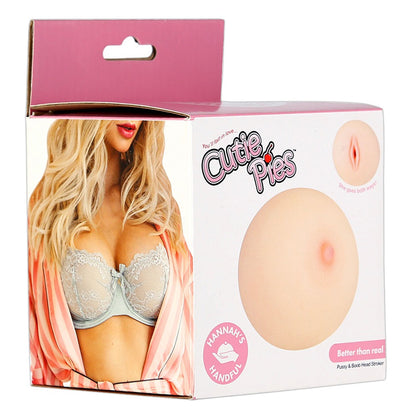 CutiePies Hannah's Handful Pussy & Boob Head Stroker - Αυνανιστήριο - Ανοιχτόχρωμο Δέρμα